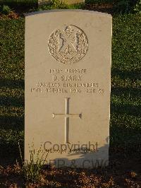 Salonika (Lembet Road) Military Cemetery - Stark, D